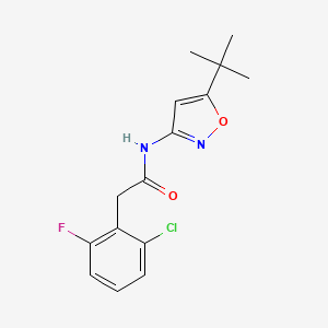 N-(5-tert-butyl-3-isoxazolyl)-2-(2-chloro-6-fluorophenyl)acetamide