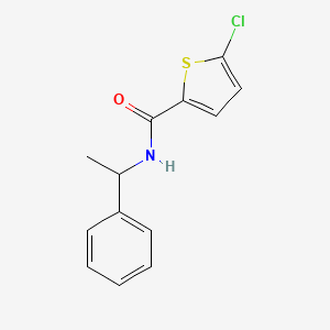 molecular formula C13H12ClNOS B4430952 5-chloro-N-(1-phenylethyl)-2-thiophenecarboxamide 