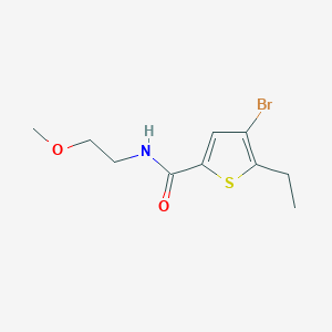 4-bromo-5-ethyl-N-(2-methoxyethyl)-2-thiophenecarboxamide