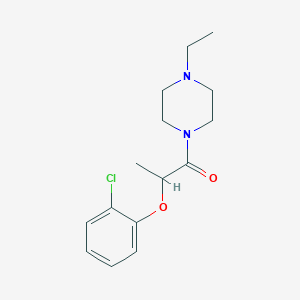 1-[2-(2-chlorophenoxy)propanoyl]-4-ethylpiperazine