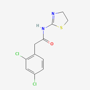 2-(2,4-dichlorophenyl)-N-(4,5-dihydro-1,3-thiazol-2-yl)acetamide