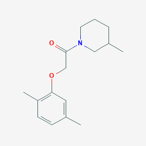 1-[(2,5-dimethylphenoxy)acetyl]-3-methylpiperidine