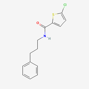 5-chloro-N-(3-phenylpropyl)-2-thiophenecarboxamide