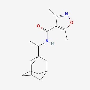 N-[1-(1-adamantyl)ethyl]-3,5-dimethyl-4-isoxazolecarboxamide