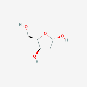 molecular formula C5H10O4 B044311 (2S,4R,5S)-5-(羟甲基)氧杂环-2,4-二醇 CAS No. 113890-38-3