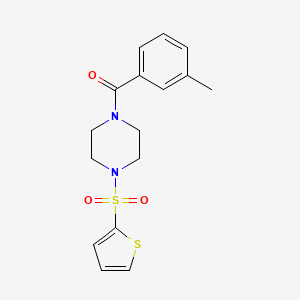 1-(3-methylbenzoyl)-4-(2-thienylsulfonyl)piperazine