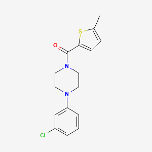 1-(3-chlorophenyl)-4-[(5-methyl-2-thienyl)carbonyl]piperazine