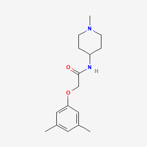 2-(3,5-dimethylphenoxy)-N-(1-methyl-4-piperidinyl)acetamide