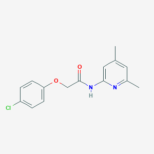 molecular formula C15H15ClN2O2 B443123 2-(4-chlorophenoxy)-N-(4,6-dimethylpyridin-2-yl)acetamide 