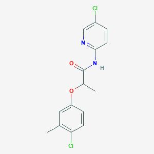 2-(4-chloro-3-methylphenoxy)-N-(5-chloro-2-pyridinyl)propanamide