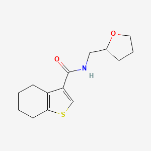 N-(tetrahydro-2-furanylmethyl)-4,5,6,7-tetrahydro-1-benzothiophene-3-carboxamide