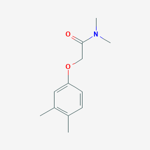 molecular formula C12H17NO2 B4431342 2-(3,4-dimethylphenoxy)-N,N-dimethylacetamide 