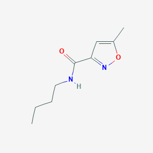 molecular formula C9H14N2O2 B4431355 N-butyl-5-methyl-3-isoxazolecarboxamide 