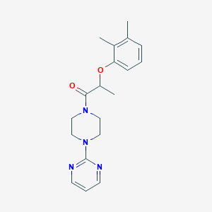 2-{4-[2-(2,3-dimethylphenoxy)propanoyl]-1-piperazinyl}pyrimidine