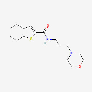 N-[3-(4-morpholinyl)propyl]-4,5,6,7-tetrahydro-1-benzothiophene-2-carboxamide