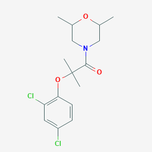 4-[2-(2,4-dichlorophenoxy)-2-methylpropanoyl]-2,6-dimethylmorpholine