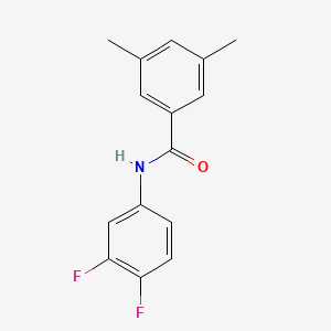 molecular formula C15H13F2NO B4431404 N-(3,4-difluorophenyl)-3,5-dimethylbenzamide 