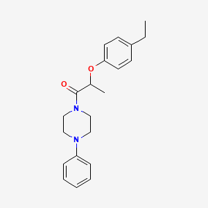 1-[2-(4-ethylphenoxy)propanoyl]-4-phenylpiperazine