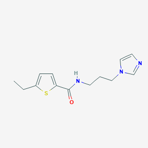 5-ethyl-N-[3-(1H-imidazol-1-yl)propyl]-2-thiophenecarboxamide