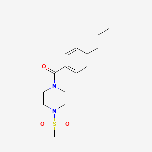 1-(4-butylbenzoyl)-4-(methylsulfonyl)piperazine