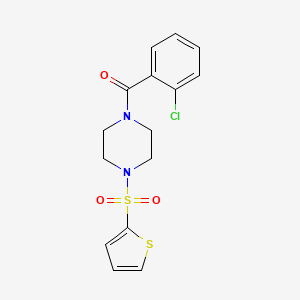 1-(2-chlorobenzoyl)-4-(2-thienylsulfonyl)piperazine