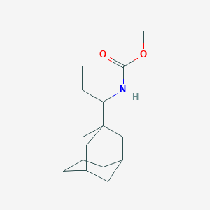 molecular formula C15H25NO2 B4431500 methyl [1-(1-adamantyl)propyl]carbamate 