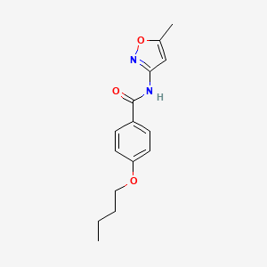 4-butoxy-N-(5-methyl-3-isoxazolyl)benzamide