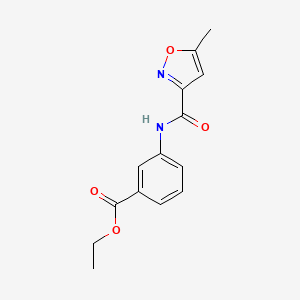 ethyl 3-{[(5-methyl-3-isoxazolyl)carbonyl]amino}benzoate