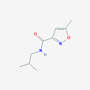 molecular formula C9H14N2O2 B4431561 N-isobutyl-5-methyl-3-isoxazolecarboxamide 