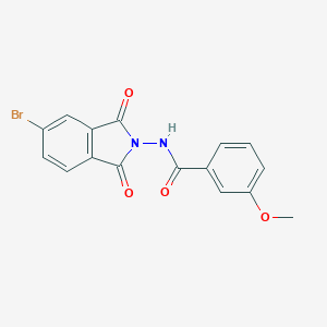 N-(5-bromo-1,3-dioxo-1,3-dihydro-2H-isoindol-2-yl)-3-methoxybenzamide