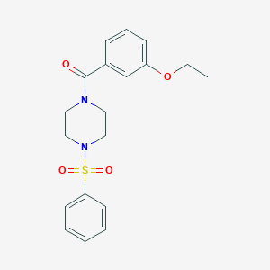 1-(3-ethoxybenzoyl)-4-(phenylsulfonyl)piperazine