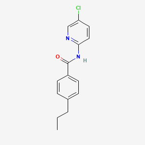 N-(5-chloro-2-pyridinyl)-4-propylbenzamide