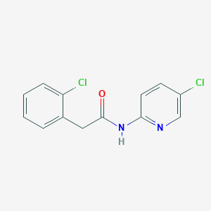 molecular formula C13H10Cl2N2O B4431605 2-(2-chlorophenyl)-N-(5-chloro-2-pyridinyl)acetamide 