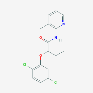 2-(2,5-dichlorophenoxy)-N-(3-methyl-2-pyridinyl)butanamide