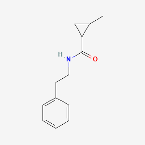 2-methyl-N-(2-phenylethyl)cyclopropanecarboxamide