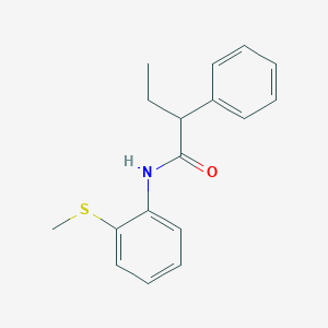 N-[2-(methylthio)phenyl]-2-phenylbutanamide