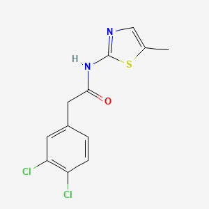 2-(3,4-dichlorophenyl)-N-(5-methyl-1,3-thiazol-2-yl)acetamide