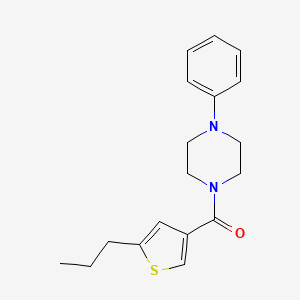 1-phenyl-4-[(5-propyl-3-thienyl)carbonyl]piperazine