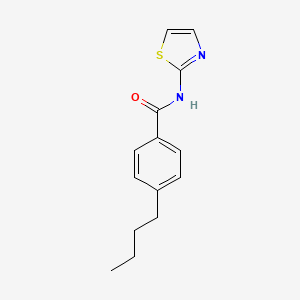 4-butyl-N-1,3-thiazol-2-ylbenzamide