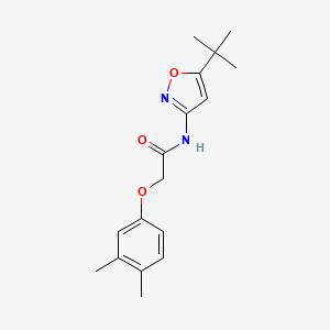 N-(5-tert-butyl-3-isoxazolyl)-2-(3,4-dimethylphenoxy)acetamide