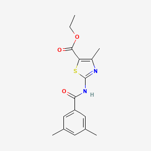 ethyl 2-[(3,5-dimethylbenzoyl)amino]-4-methyl-1,3-thiazole-5-carboxylate