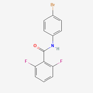 molecular formula C13H8BrF2NO B4431890 N-(4-bromophenyl)-2,6-difluorobenzamide 