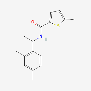 N-[1-(2,4-dimethylphenyl)ethyl]-5-methyl-2-thiophenecarboxamide