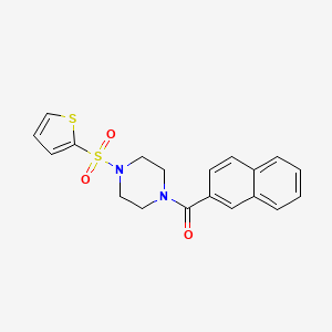 1-(2-naphthoyl)-4-(2-thienylsulfonyl)piperazine