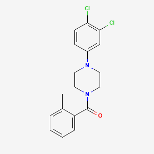 1-(3,4-dichlorophenyl)-4-(2-methylbenzoyl)piperazine