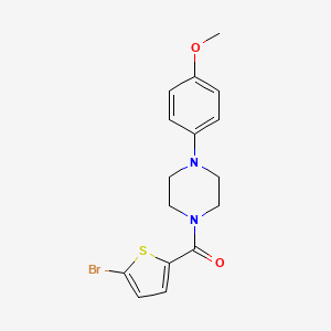 1-[(5-bromo-2-thienyl)carbonyl]-4-(4-methoxyphenyl)piperazine