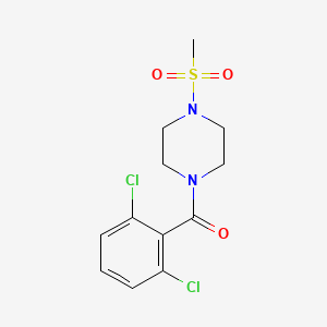 1-(2,6-dichlorobenzoyl)-4-(methylsulfonyl)piperazine