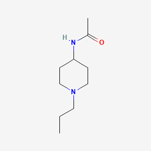 molecular formula C10H20N2O B4432007 N-(1-propyl-4-piperidinyl)acetamide 