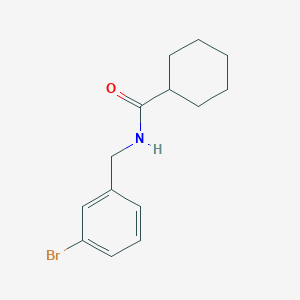 molecular formula C14H18BrNO B4432015 N-(3-bromobenzyl)cyclohexanecarboxamide 