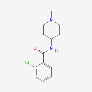 2-chloro-N-(1-methyl-4-piperidinyl)benzamide